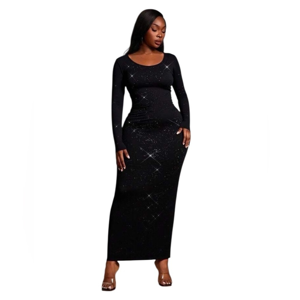 ❤️ 🆕 SHEIN Curve Party sparkle Dress Size 4XL